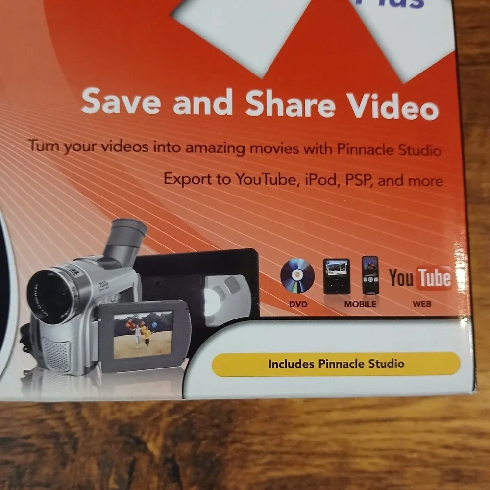Pinnacle Dazzle DVD Recorder HD Capture Video From Devices Mobile Web‎ PC